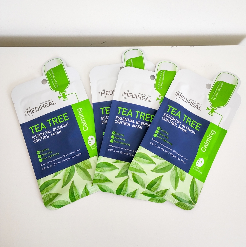 Mediheal Tea Tree Essential Blemish Control Mask 4 Pack